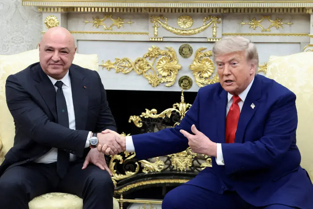 President Trump Meets Lebanese Leader in Oval Office
