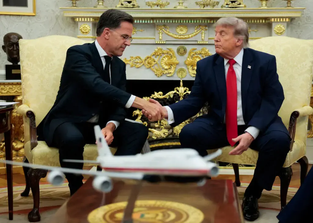 Trump Meets with NATO Secretary-General in Oval Office