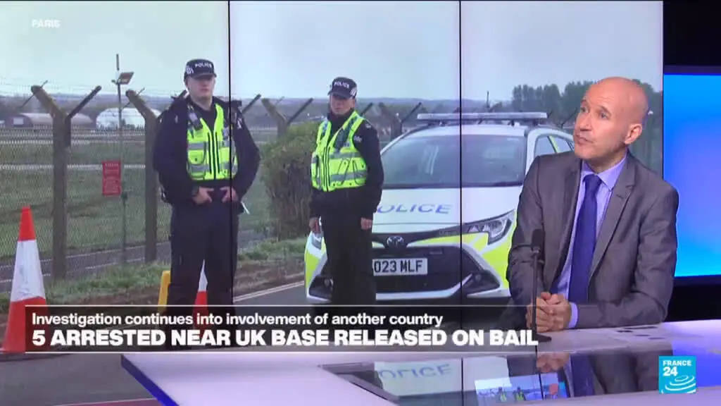 Five Men Released on Bail Following Security Breach at British Airbase
