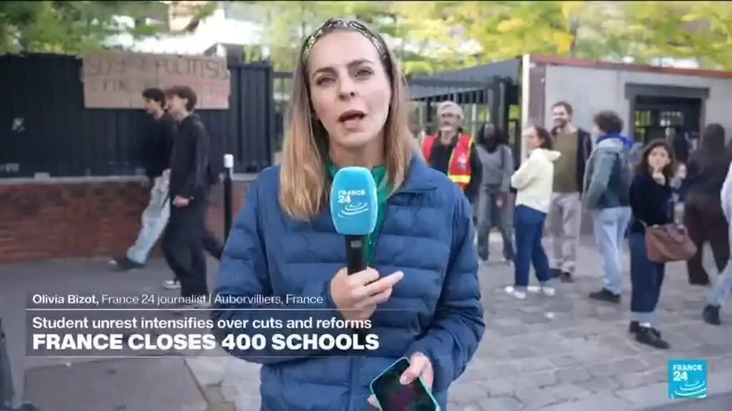 France Closes 400 High Schools as Student Protests Escalate