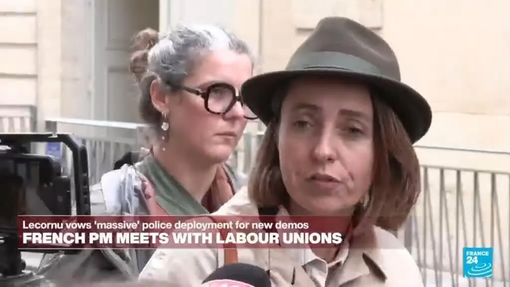 French union leaders demand strikes after meeting with PM Lecornu