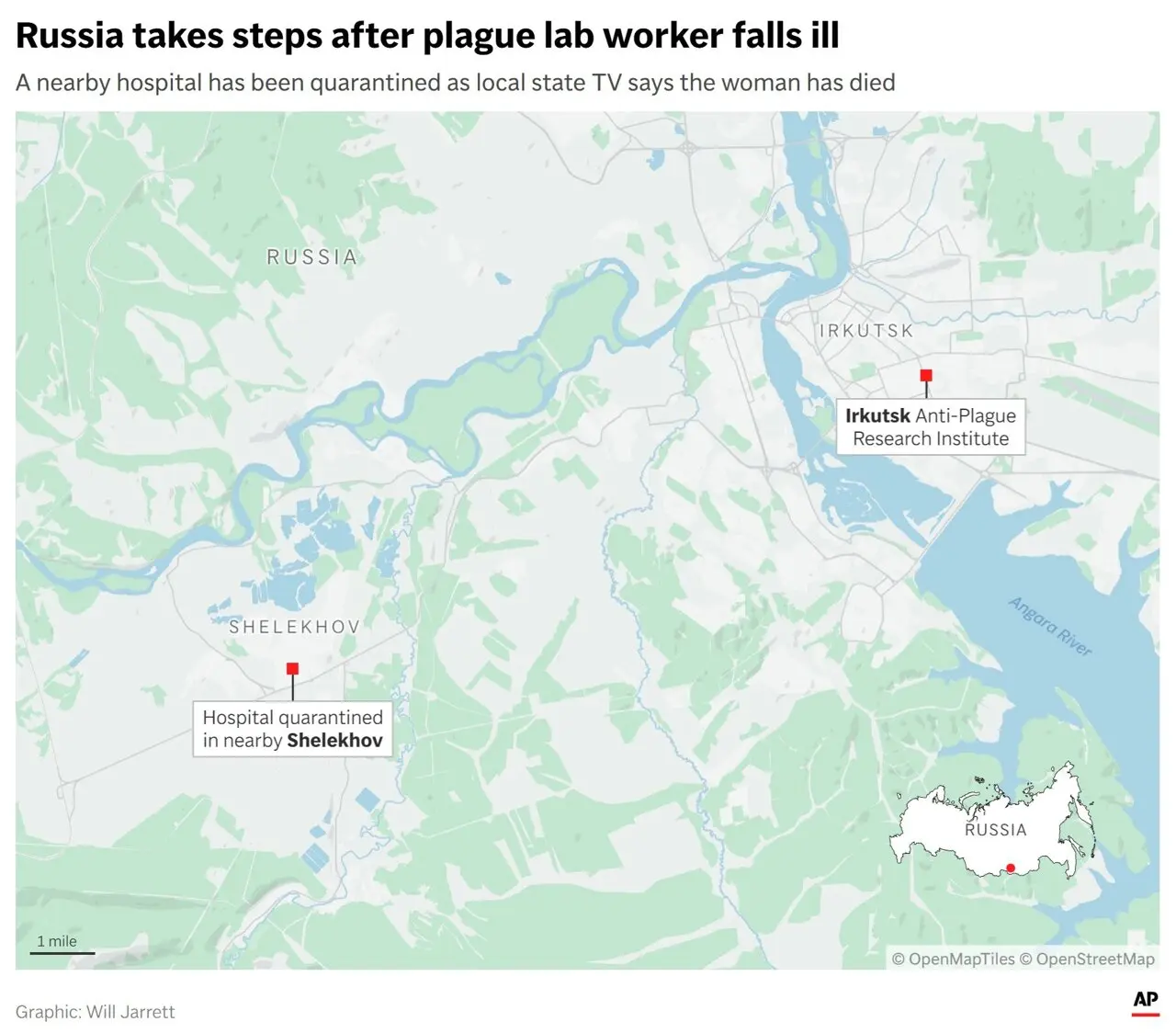 Worker at Siberian Plague Institute Dies After Contracting Unexplained Pneumonia